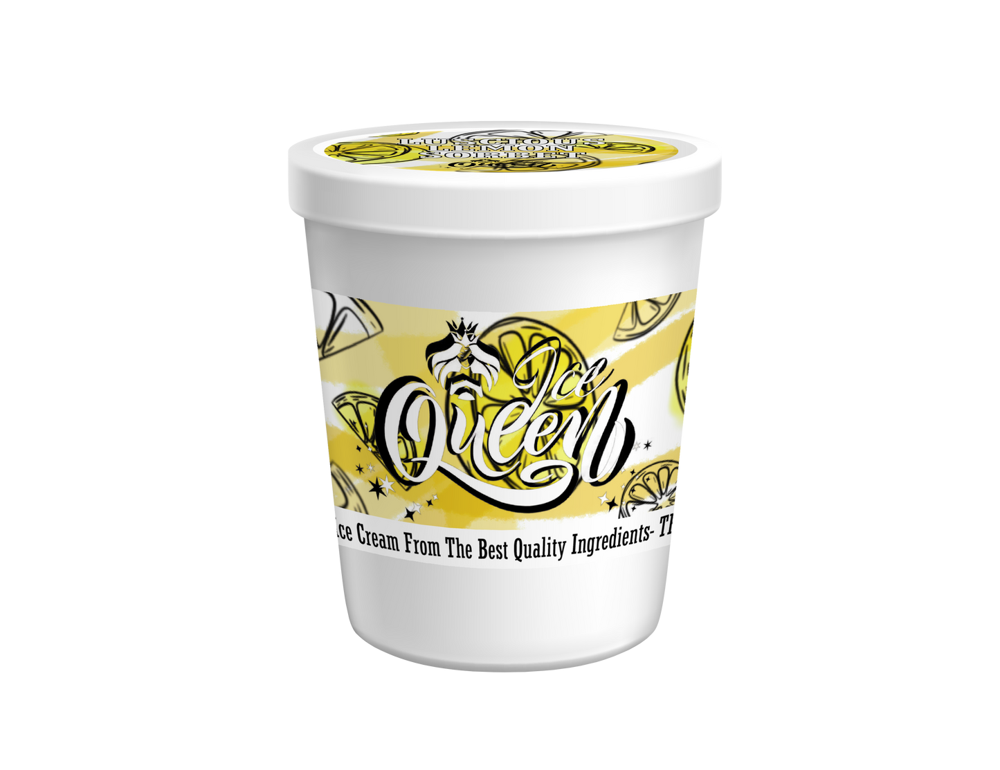 Luscious Lemon Sorbet Ice Cream