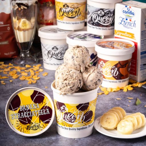 Stracciatella Banana Ice Cream