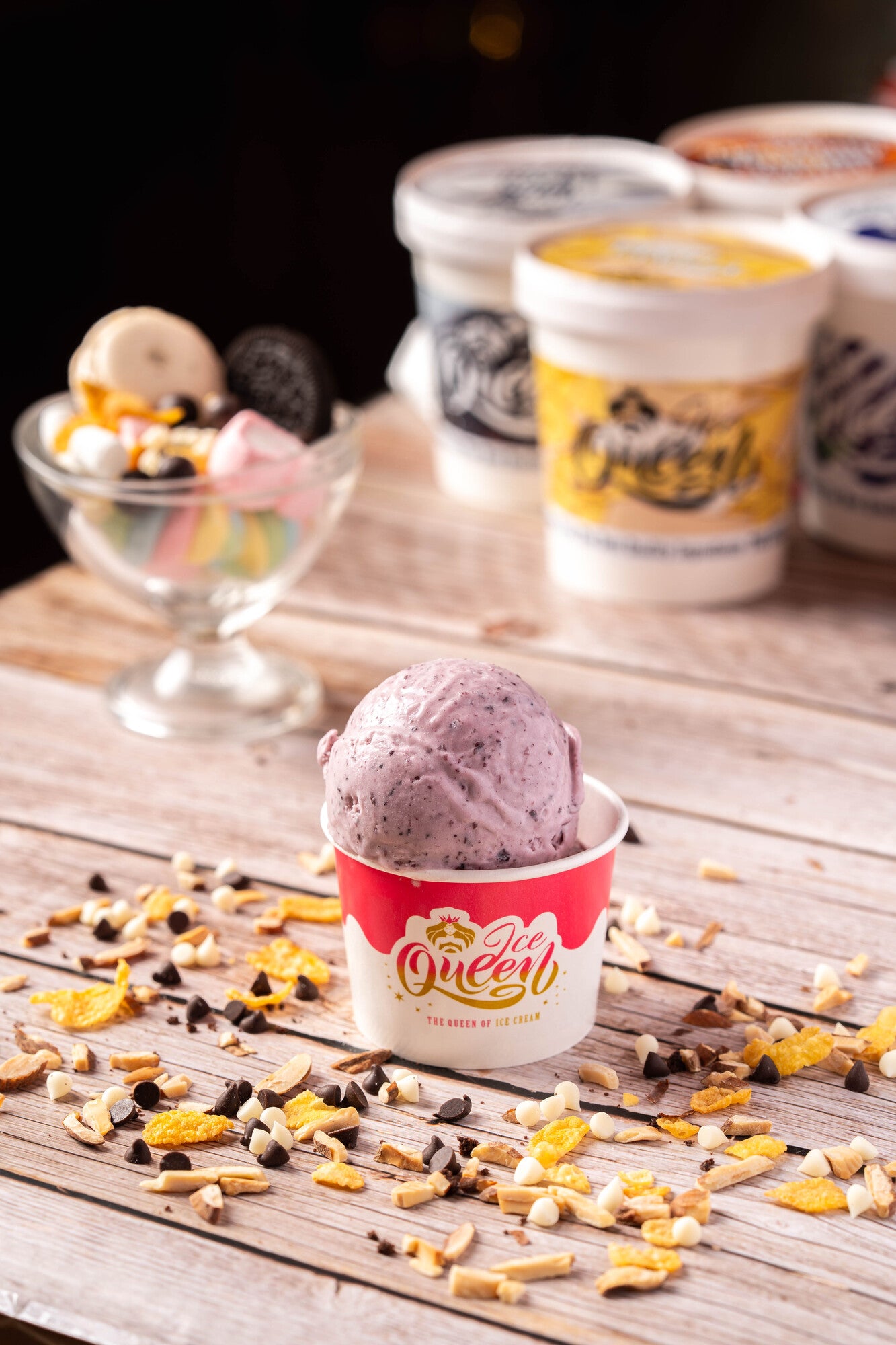 Yogurt Blueberry Ice Cream