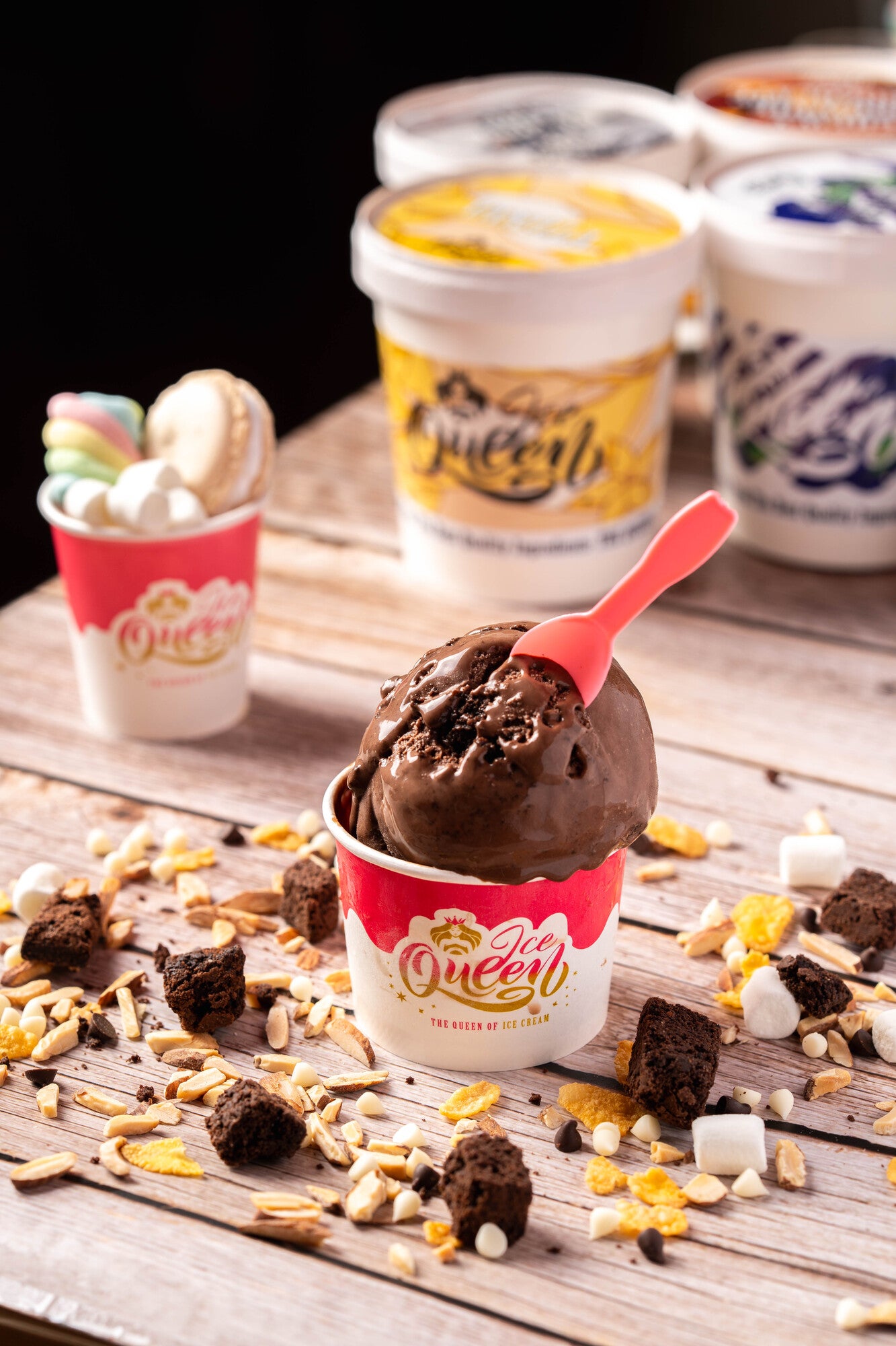 Chewy Chocolate Brownie Ice Cream