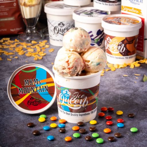 M&Ms Mountain Ice Cream